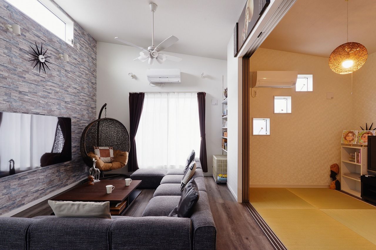 アオイ建設　一級建築士事務所 【相模原エリア/間取り図/ビルトインガレージ】愛犬たちとのびのび暮らす、第２のリビング「屋上」がある家の建築実例画像5