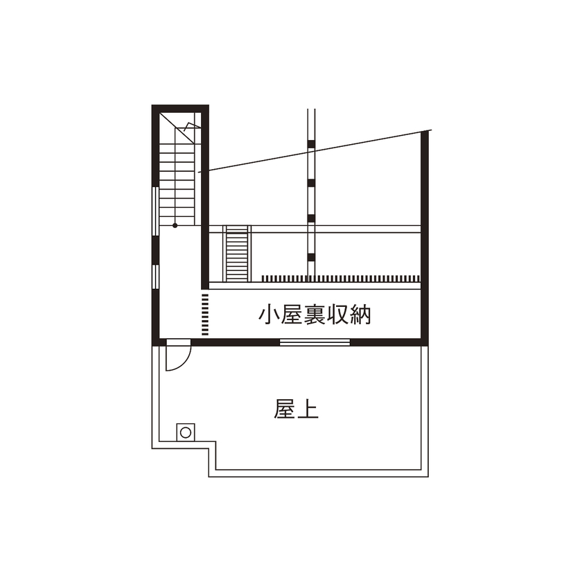 アオイ建設　一級建築士事務所 【3000万円台/45.1坪/間取り有/ビルトインガレージ】やりたいことを叶え、何年経っても住み心地満点の家の間取り図（3LDK）屋上