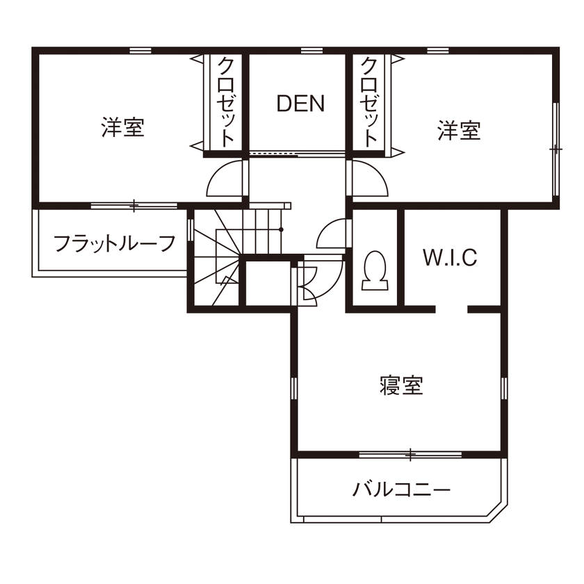 アオイ建設　一級建築士事務所 【1000万円台／20坪台／間取り図有】若い共働き夫婦にジャストフィット！暮らしをラクにする、心地よい家の間取り図（3LDK）2階
