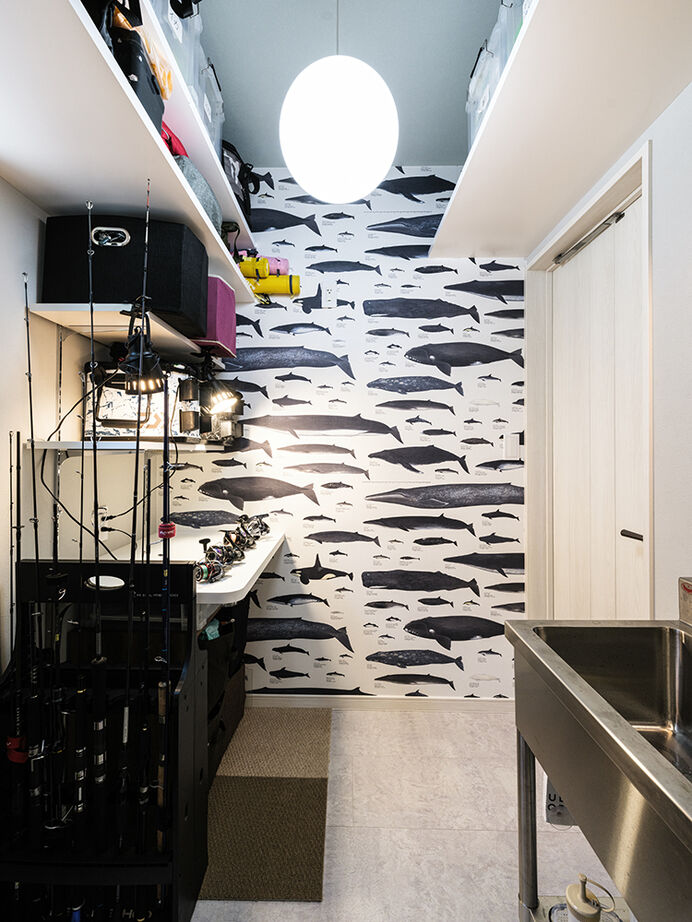 アオイ建設　一級建築士事務所 【3000万円台／二世帯／間取り図有】お母様との暮らしも、趣味の楽しみも全部叶えた、シック＆モダンな空間の建築実例画像6