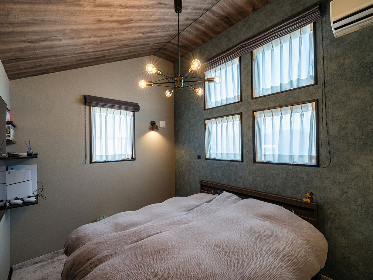 アオイ建設　一級建築士事務所 【3000万円台／二世帯／間取り図有】お母様との暮らしも、趣味の楽しみも全部叶えた、シック＆モダンな空間の建築実例画像13