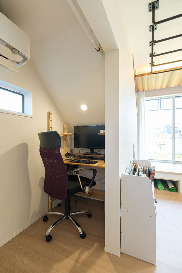 アオイ建設　一級建築士事務所 【3000万円台／アイランドキッチン／間取り図有】LDKは45平米以上で雲梯付き！思いきり楽しむマイホームの建築実例画像8