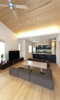 新日本ホームズ 「繋がり」と「独立性」が両立　丁度いい距離感の二世帯住宅の建築実例画像1