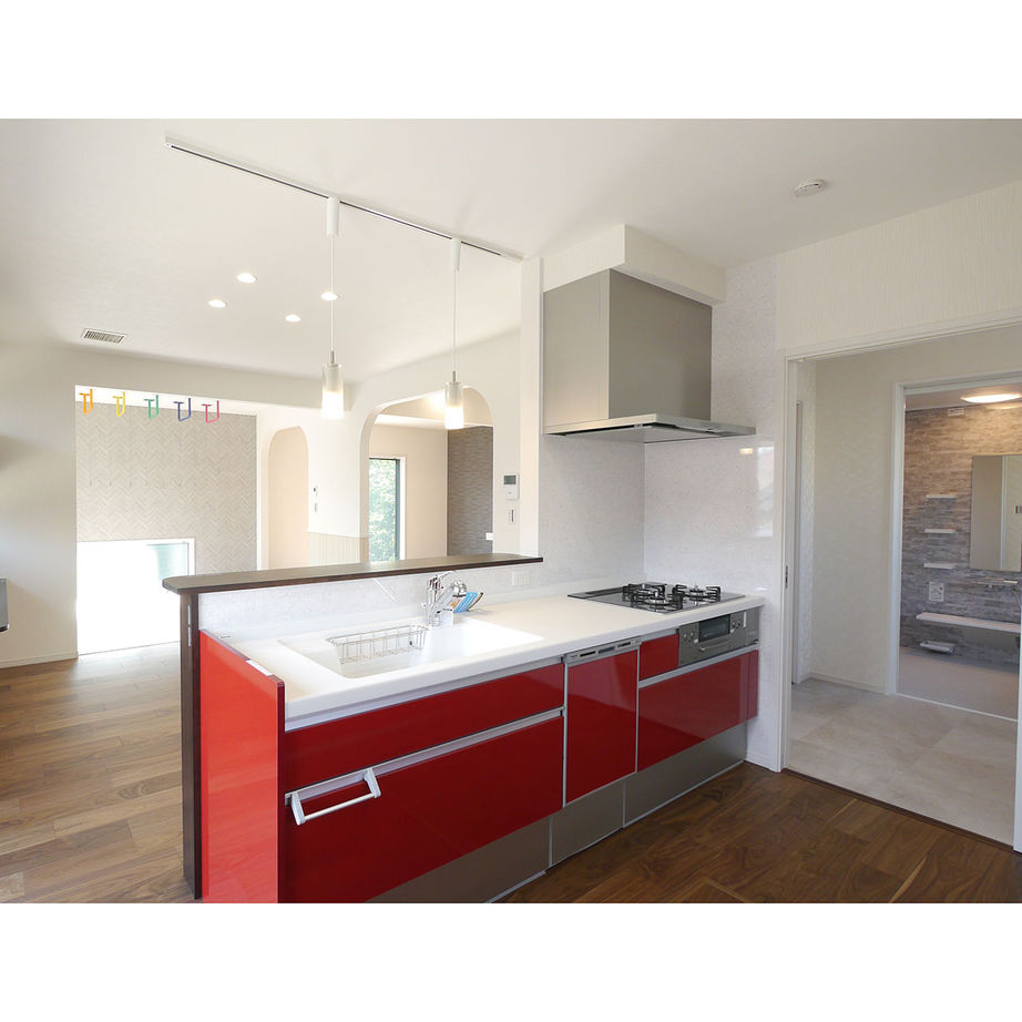 新日本ホームズ 【2000万円～2500万円で建てた家】全館空調の平屋。中2階の秘密基地、雲梯（うんてい）のある楽しい家の建築実例画像3