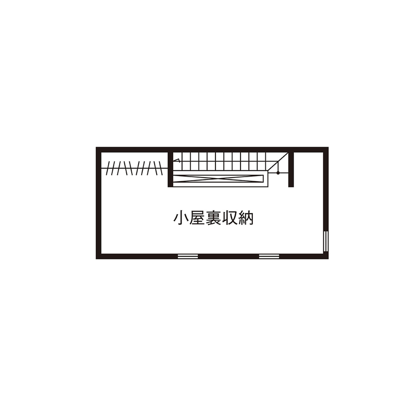 大東住宅 【2110万円/コンパクト設計/間取有】隅々までこだわりを尽くし、心地よさを追求した自然素材の住まいの間取り図（4LDK）小屋裏収納