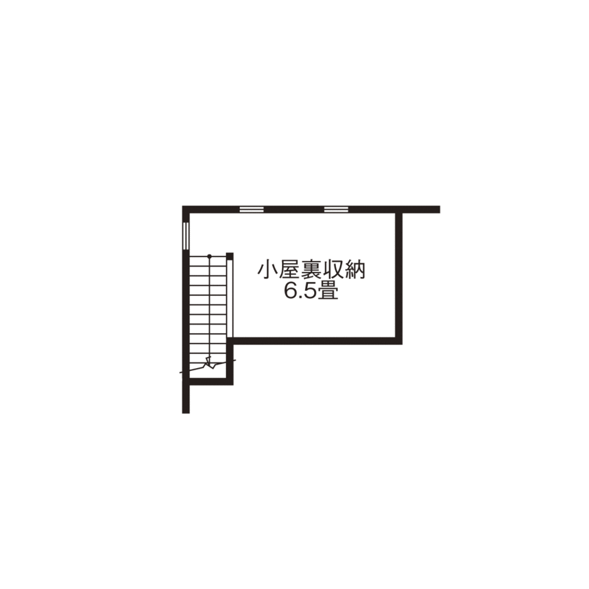 大東住宅 【2320万円/収納充実/間取有】趣味の声楽を楽しむ暮らし。外断熱の家で快適な住み心地を実現の間取り図（3LDK＋書斎＋小屋裏）小屋裏