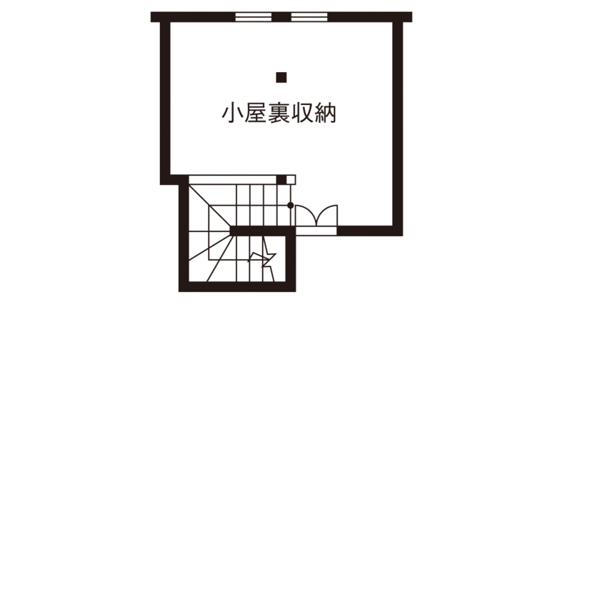 大東住宅 【2000万円台/小上がり・リビング階段/間取有】広々LDKがお気に入り！家事をラクにする工夫も満載の家の間取り図（3LDK）小屋裏
