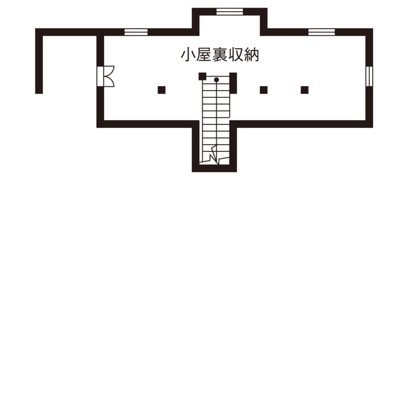 大東住宅 【4000万円台/2階リビング/間取有】子どもの健康と毎日の暮らしを想い、外断熱×二重通気×国産の木の家への間取り図（4LDK）小屋裏