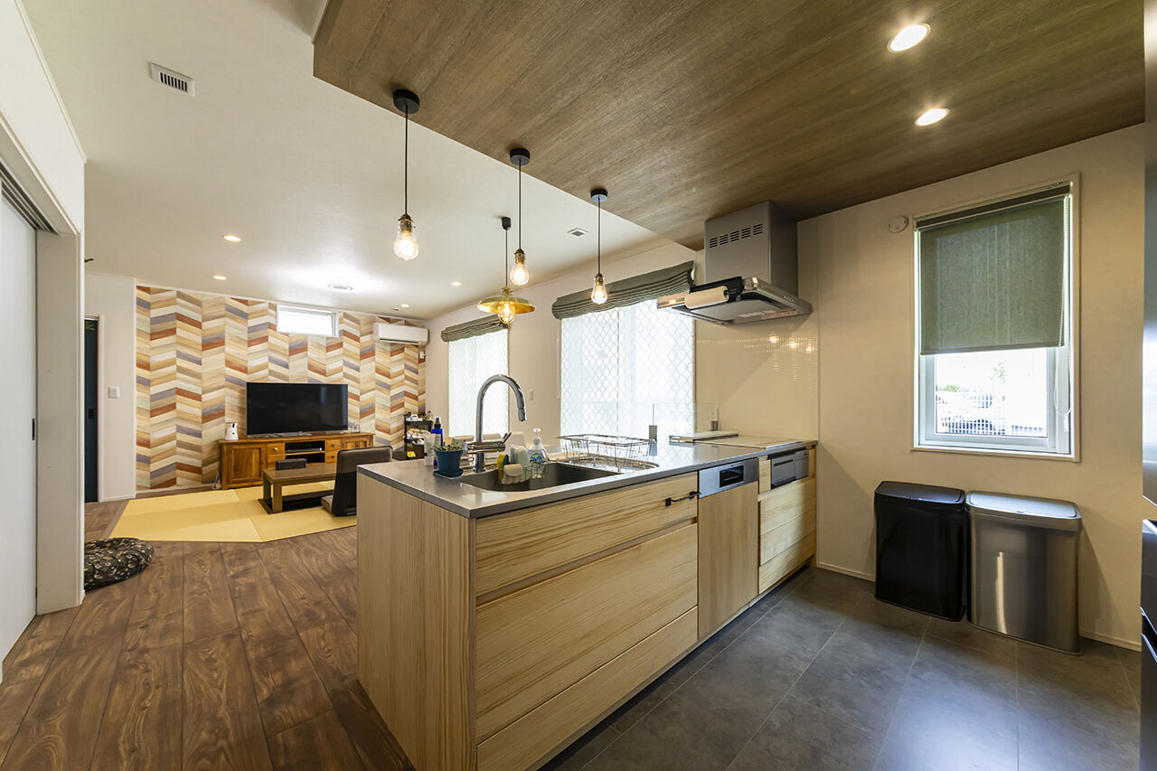 大東住宅 【3000万円台/二世帯/ペット】家族やペット、ゲストが集まっても、ゆとりの開放感。省エネ×快適性能も注目の建築実例画像5