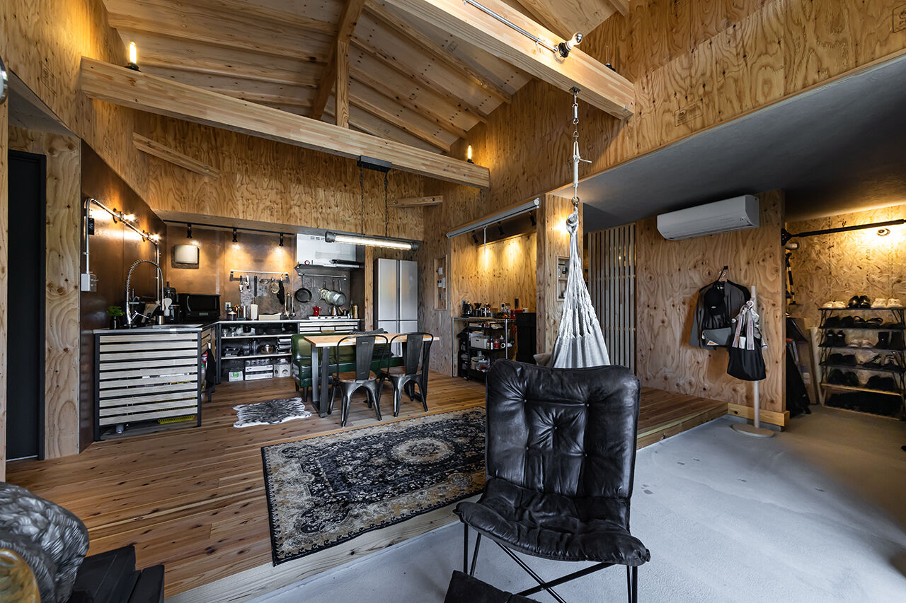 大東住宅 【2000万円台/平屋/間取有】木と自然とアウトドアを暮らしの中心に。我が家で楽しむ自由な毎日の建築実例画像3