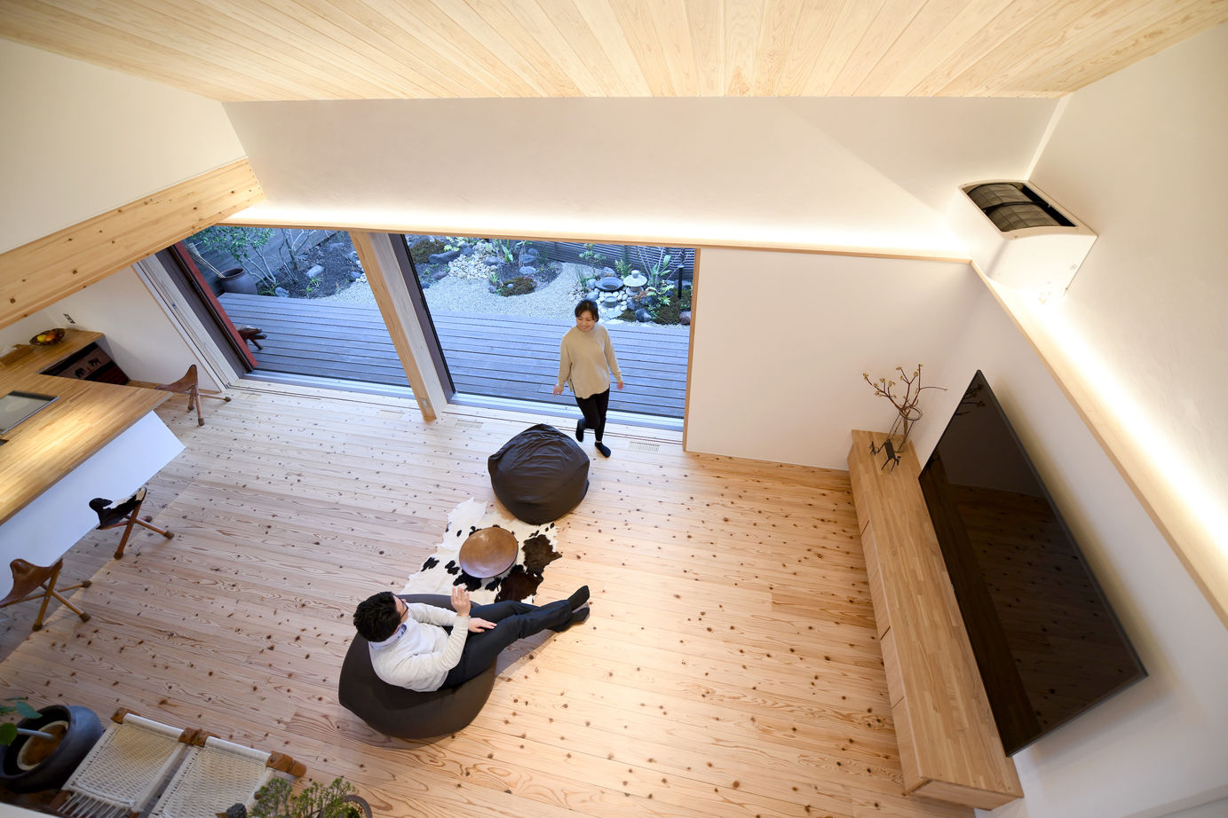 ベルハウジング 【鹿児島市/ウッドデッキ/4LDK】どこにいても自然を感じられる個性豊かな住まいの建築実例画像8