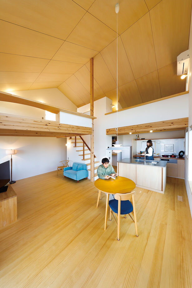 ベルハウジング 性能もデザインも諦めない！桜島を望む吹き抜けリビングの家 の建築実例画像5