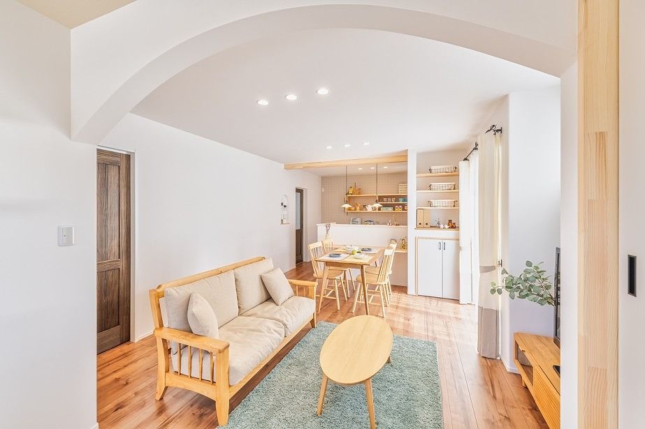 オフィスHanako 大好きなテイストを散りばめた可愛い空間。便利で暮らしやすい動線や性能を備えた住まいの建築実例画像1