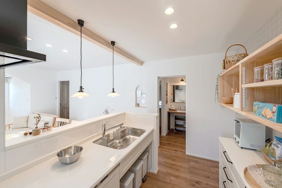 オフィスHanako 大好きなテイストを散りばめた可愛い空間。便利で暮らしやすい動線や性能を備えた住まいの建築実例画像4