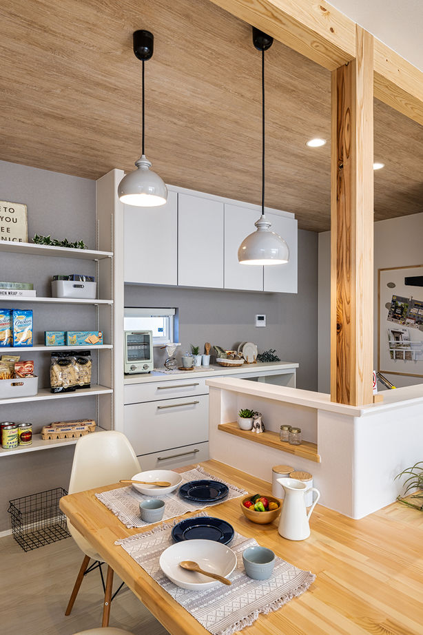 オフィスHanako アクセントクロスがかわいい北欧テイストのお家の建築実例画像3