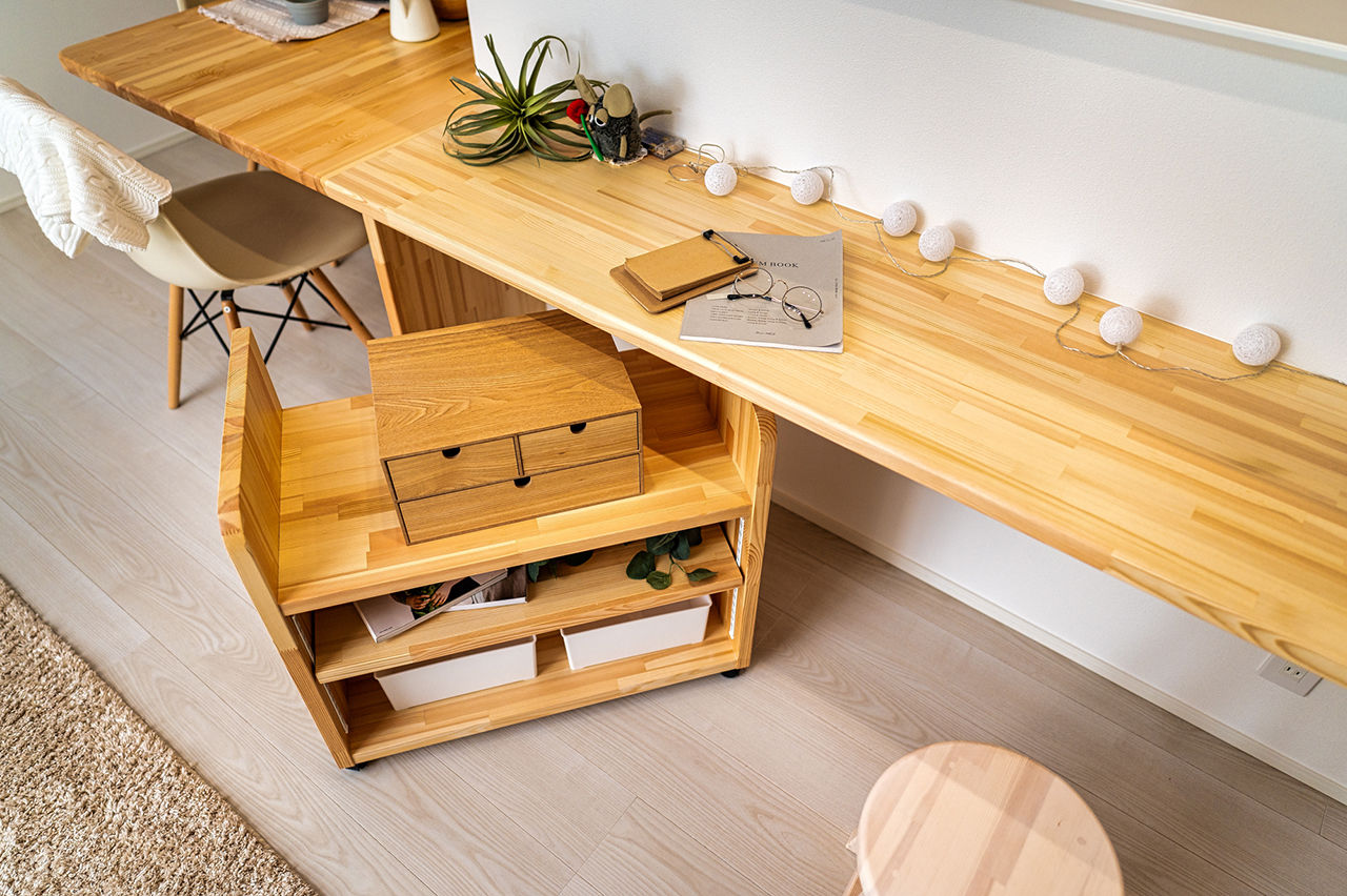 オフィスHanako アクセントクロスがかわいい北欧テイストのお家の建築実例画像4