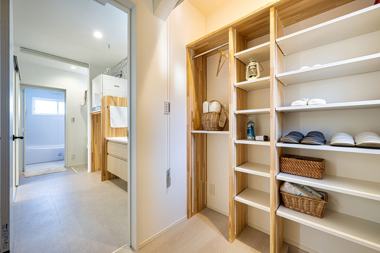 オフィスHanako アクセントクロスがかわいい北欧テイストのお家の建築実例画像8