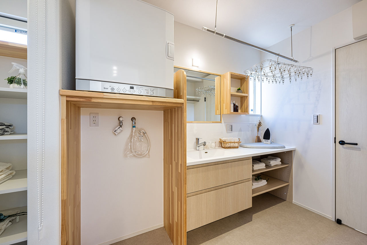 オフィスHanako アクセントクロスがかわいい北欧テイストのお家の建築実例画像9