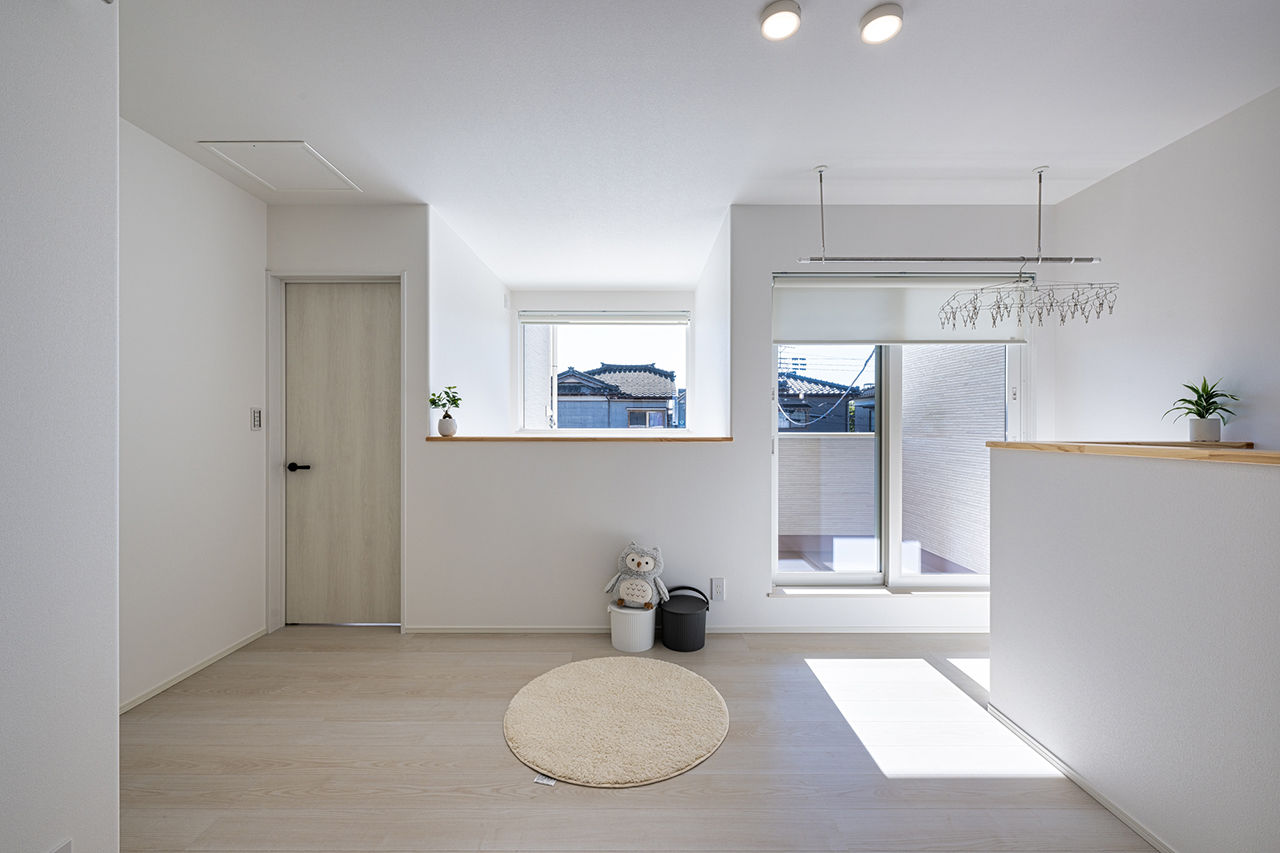 オフィスHanako アクセントクロスがかわいい北欧テイストのお家の建築実例画像10