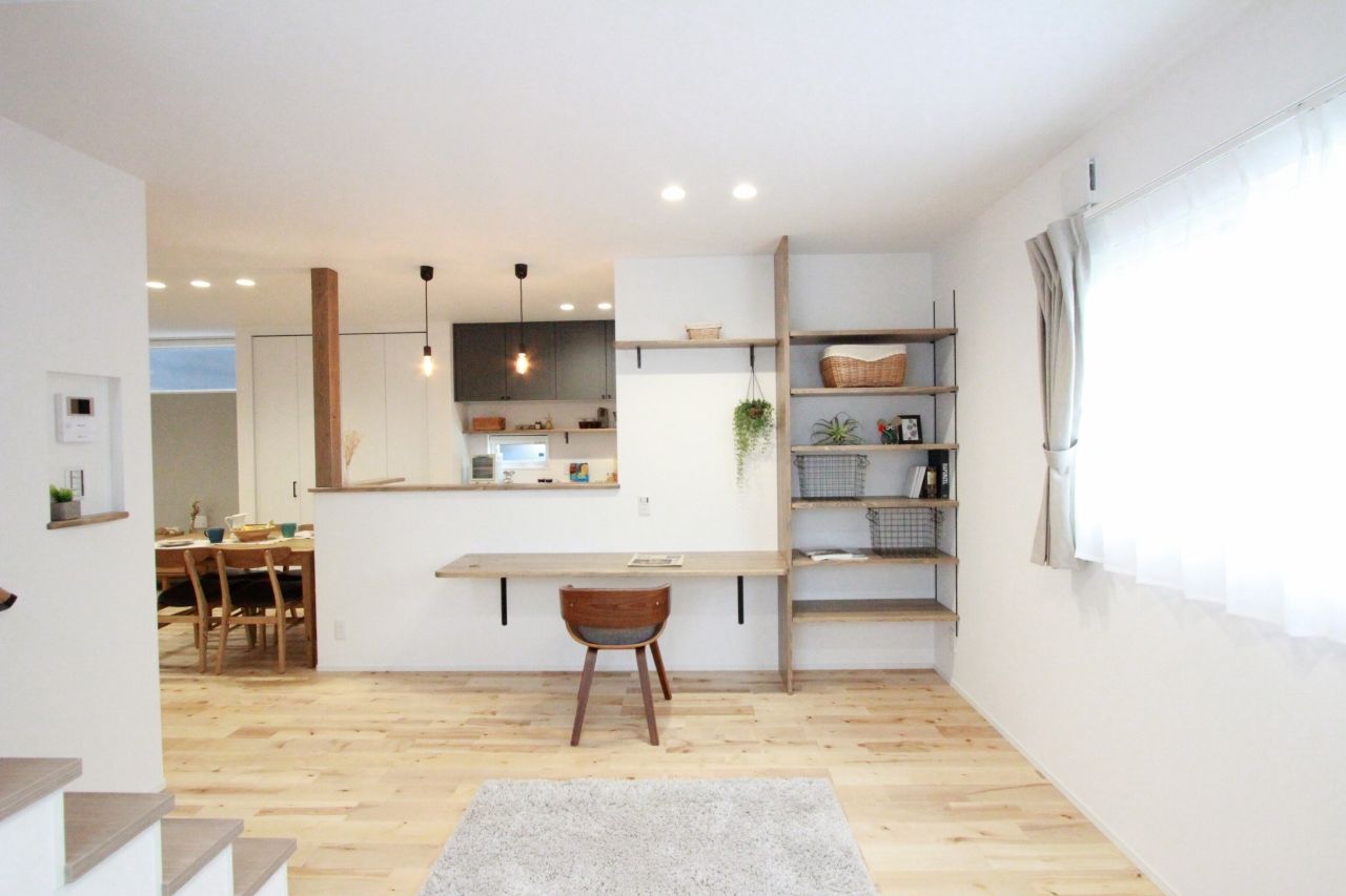 オフィスHanako おおきなLDKと２階水回り動線のあるお家の建築実例画像2