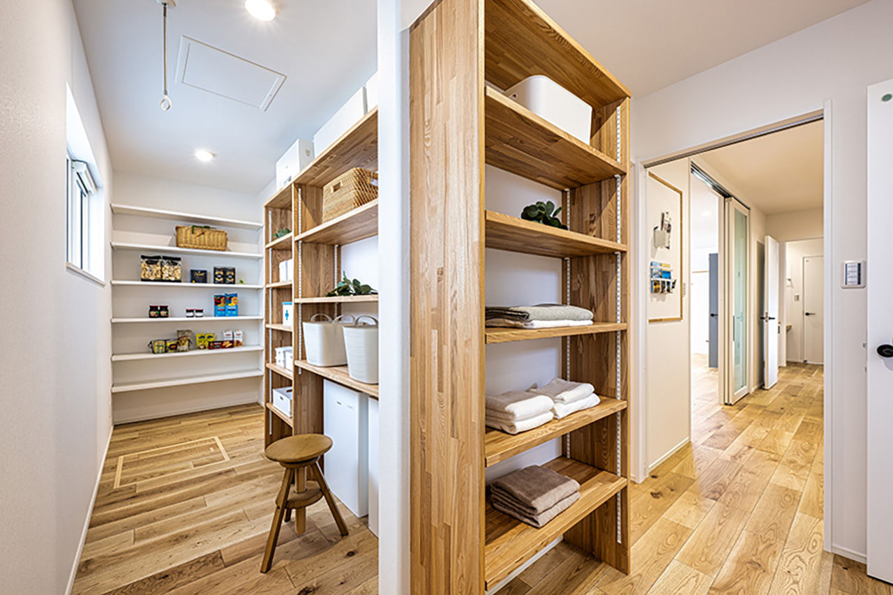 オフィスHanako 天然木材が気持ちいい広々間取りのお家の建築実例画像4