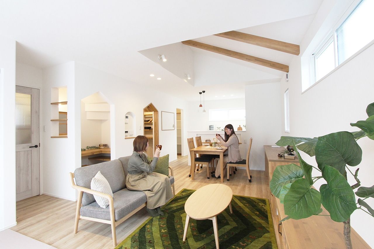 オフィスHanako 子どもの自立をはぐぐむ三角トンネルのあるお家の建築実例画像2