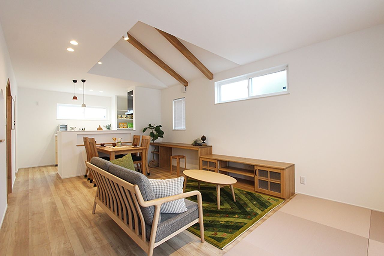 オフィスHanako 子どもの自立をはぐぐむ三角トンネルのあるお家の建築実例画像3