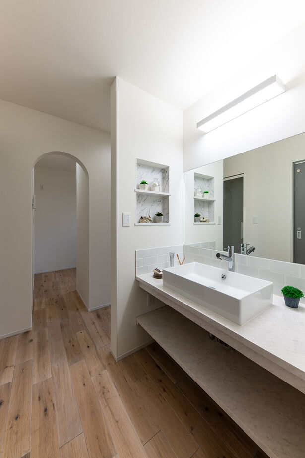 スタイルハウス 家事動線がスマートなシンプル＆ホワイトのホテルライク住宅の建築実例画像6