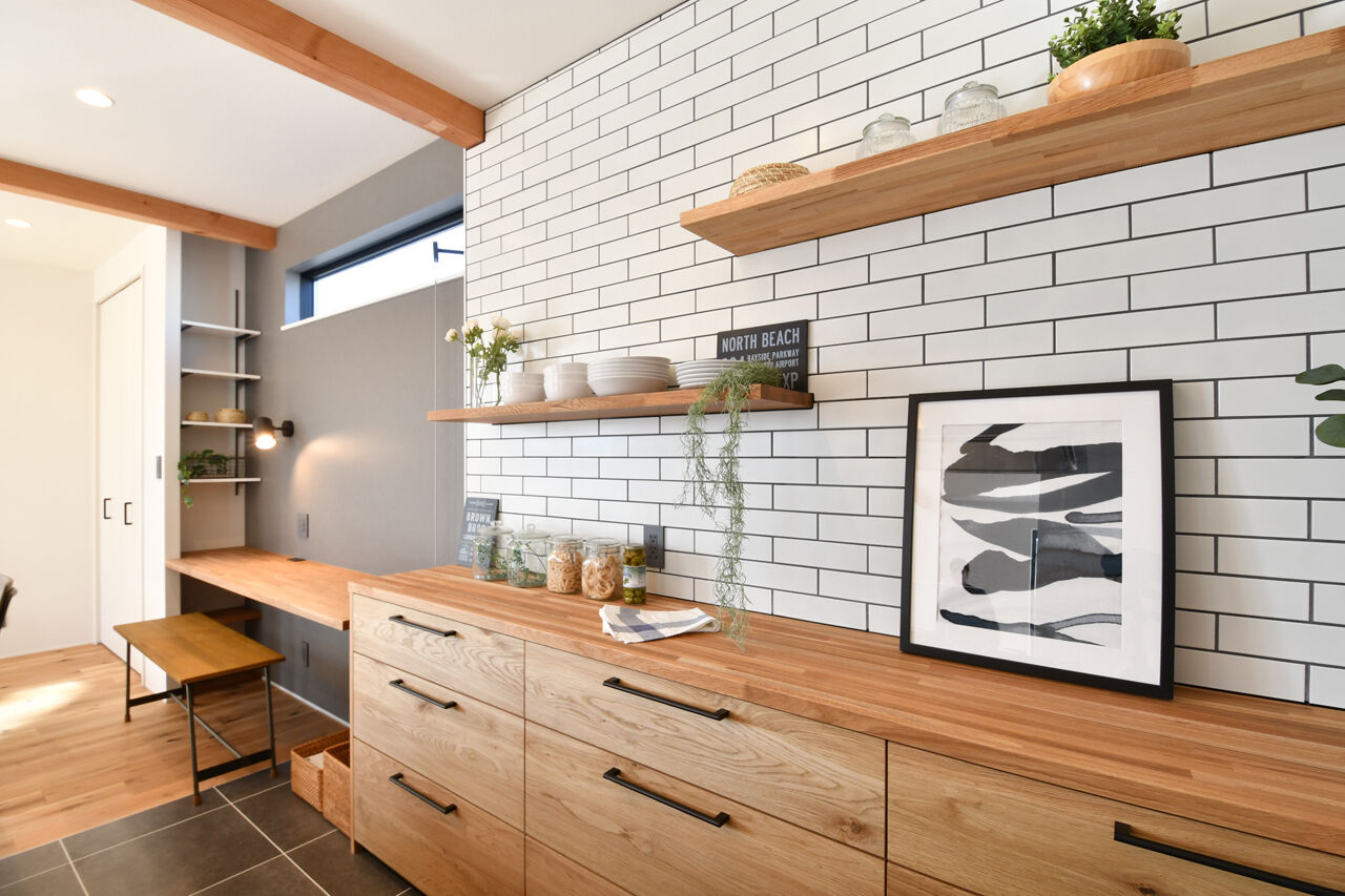 尾崎工務店 【3000万円以下/40坪以下/吹き抜け/オープン階段】家族の一体感を感じられる、開放感あふれる家の建築実例画像3