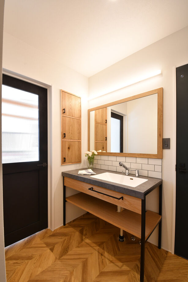 尾崎工務店 【3000万円以下/40坪以下/吹き抜け/オープン階段】家族の一体感を感じられる、開放感あふれる家の建築実例画像6