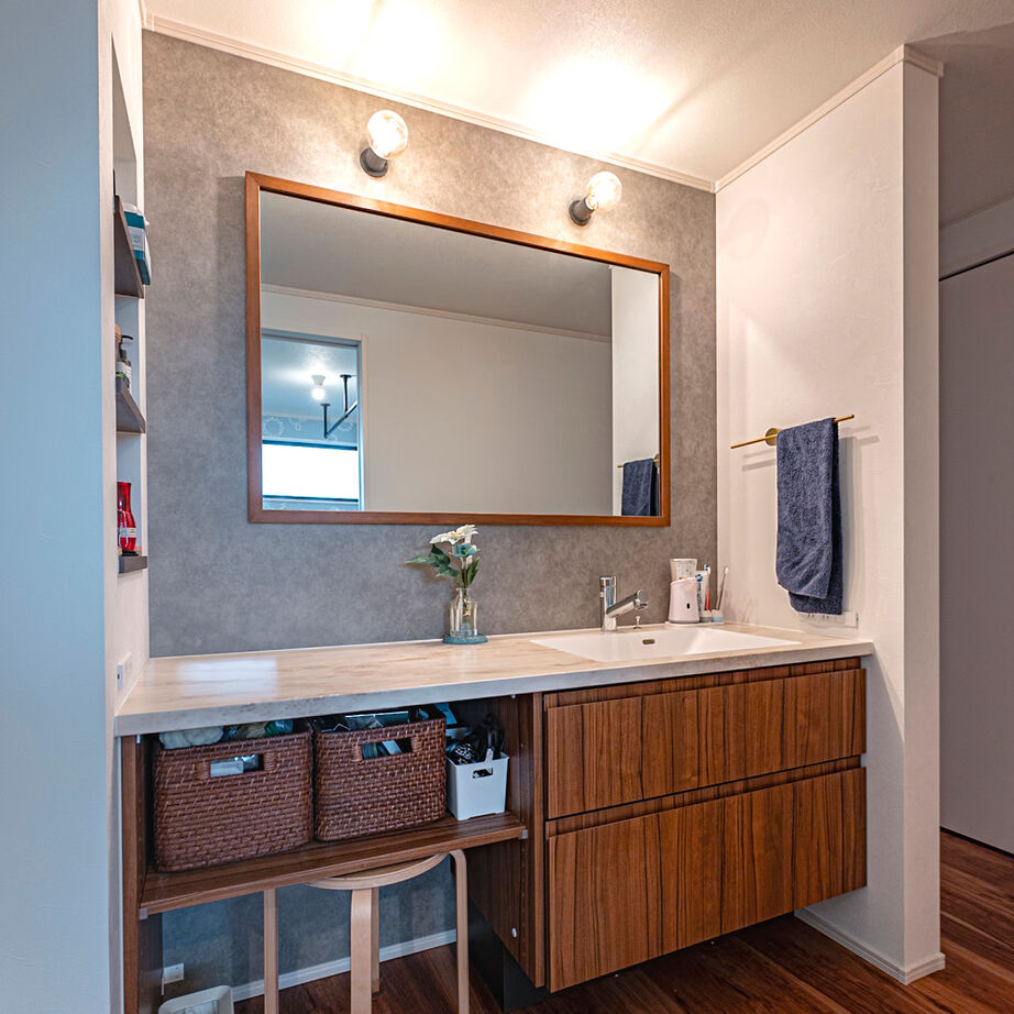 Home＆nico(ホームアンドニコ) 【吹抜けLDK×アイランドキッチン×薪ストーブ】滑り台や隠し扉も？「もう！ワクワクが止まらない家です」の建築実例画像14