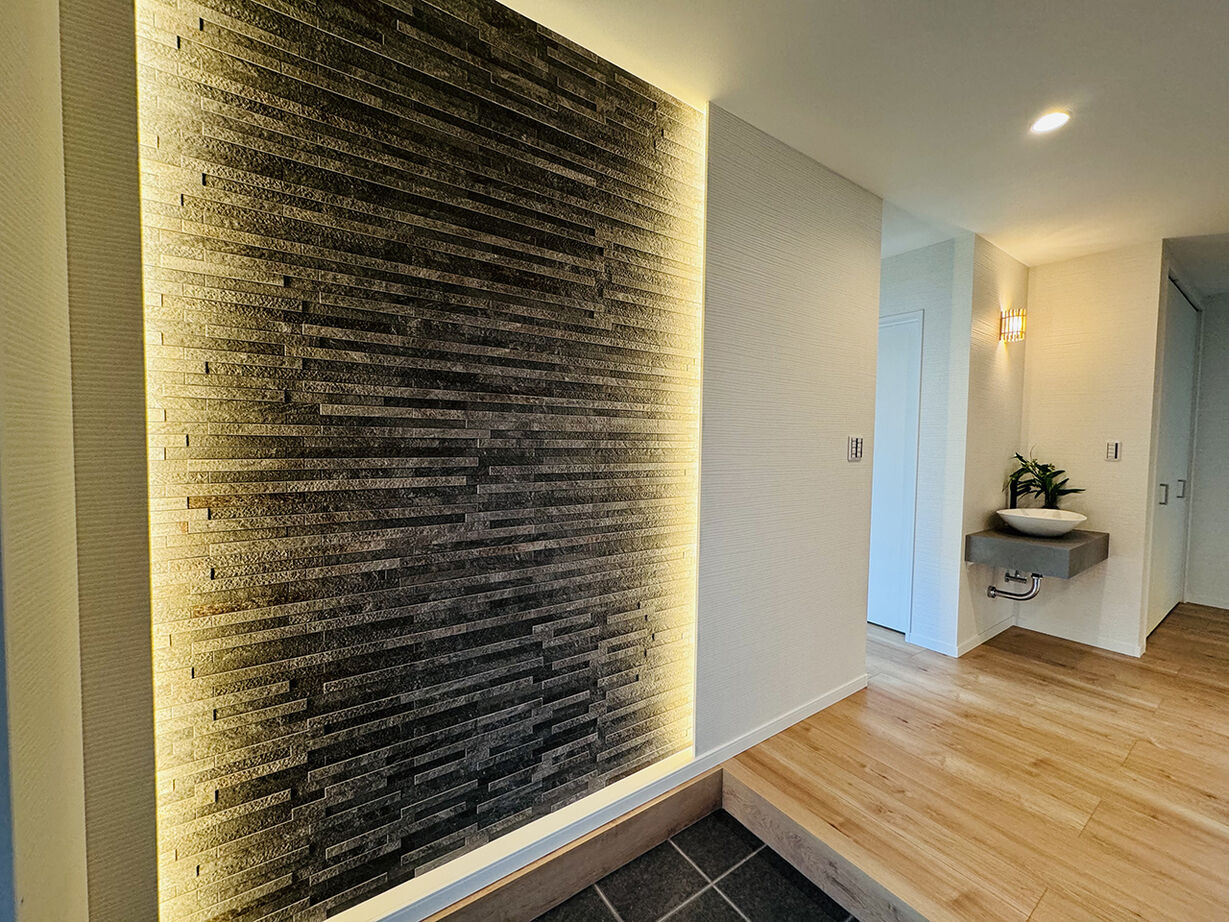 システムホーム 【3000万円台／平屋／間取図】深い軒とウッドデッキで外とつながる。和×ナチュラルフレンチモダンの住まいの建築実例画像7