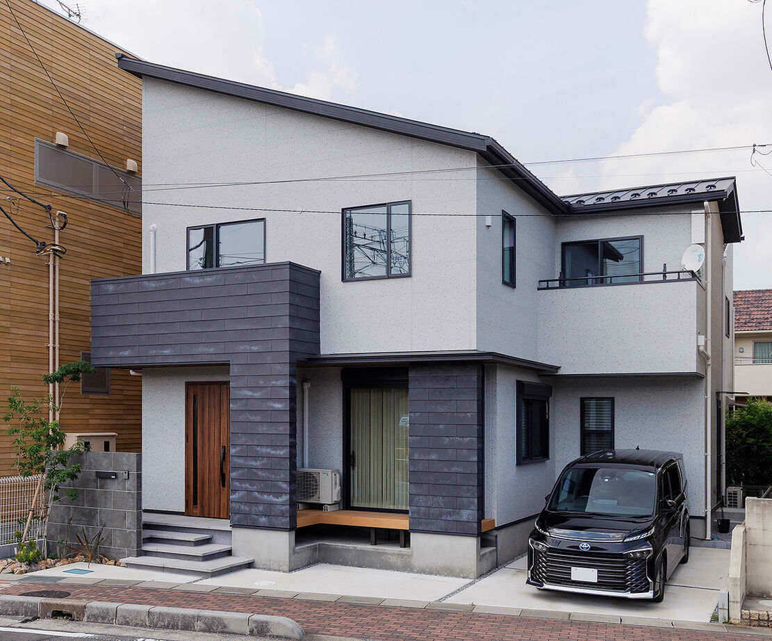 システムホーム 【家事動線／収納充実／間取図】「ジャパンディ（和風＋北欧スタイル）」のインテリアで居心地のよい住まいの建築実例画像3