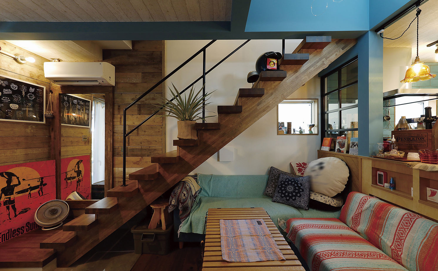 ジェネシス 【間取り有】キャンプ、バイク、アメリカ雑貨。広い土間と籠り感のあるリビング。愛犬と暮らす楽しい家の建築実例画像8