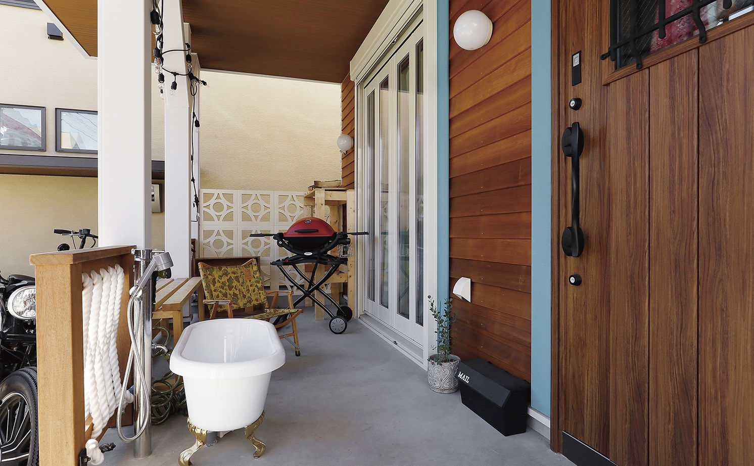 ジェネシス 【間取り有】キャンプ、バイク、アメリカ雑貨。広い土間と籠り感のあるリビング。愛犬と暮らす楽しい家の建築実例画像16