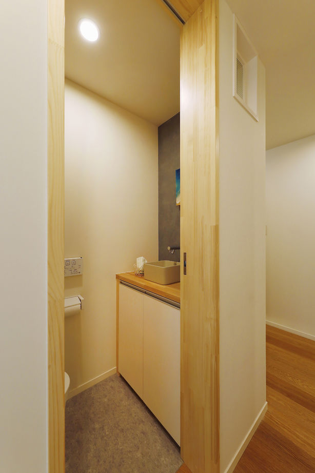 ジェネシス 【2000万円台/土地20坪/延床23.3坪/狭小/間取り図】狭い土地の小さな家。2階リビングでおしゃれな実例の建築実例画像10