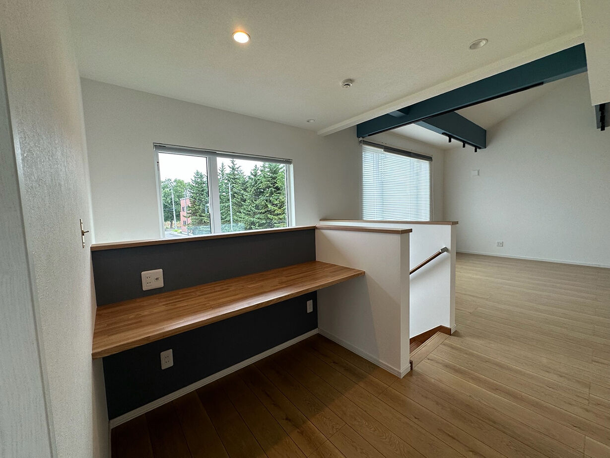 小林住工 【レンガの家／２階LDK／店舗併用住宅】お気に入りのレンガの外観。ロフト付きで収納充実+家事ラク！の建築実例画像5