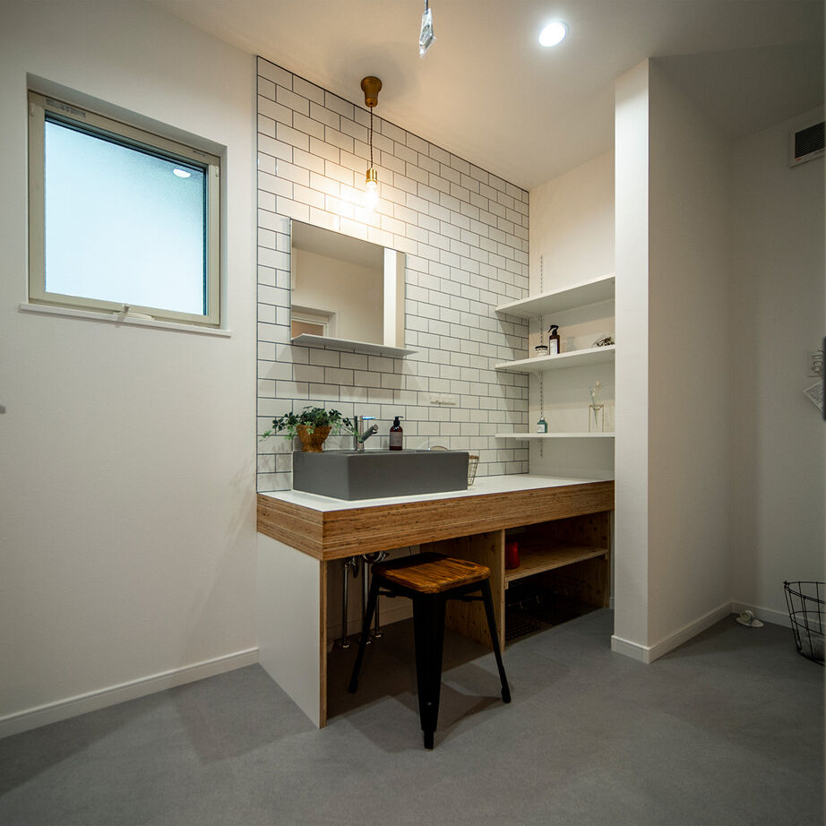 HOUSE THE GARDEN インナーバルコニーのある北欧カフェテイストの家の建築実例画像5