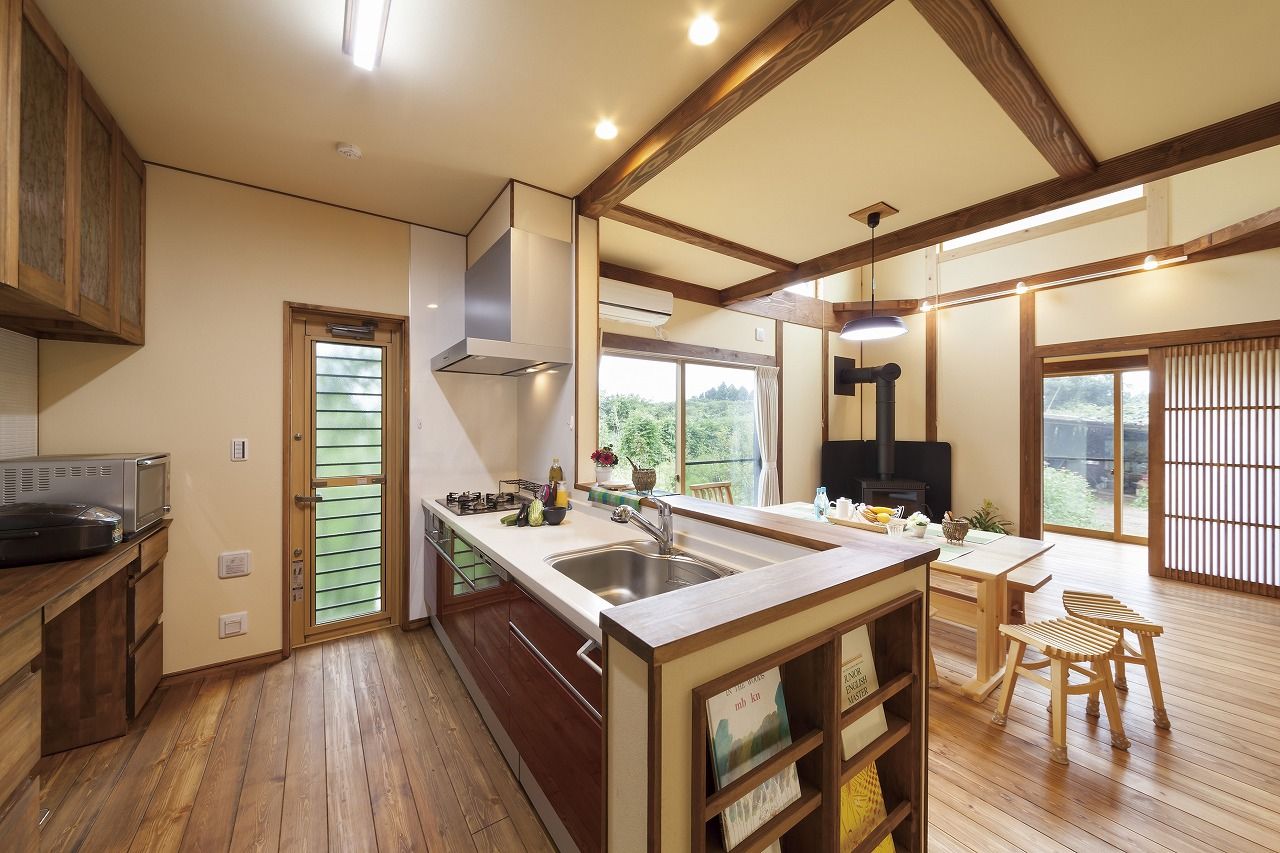 夢ハウス 三年分の家族の想いをのせて。自然と寄り添う古民家暮らしの建築実例画像3