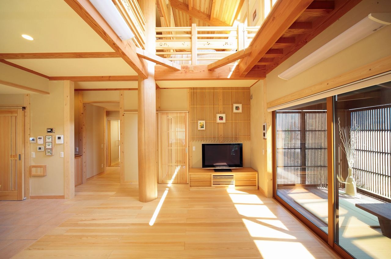 夢ハウス 伝統的な真壁工法でつくった、木組みの迫力と空間の面白さが自慢の家の建築実例画像5