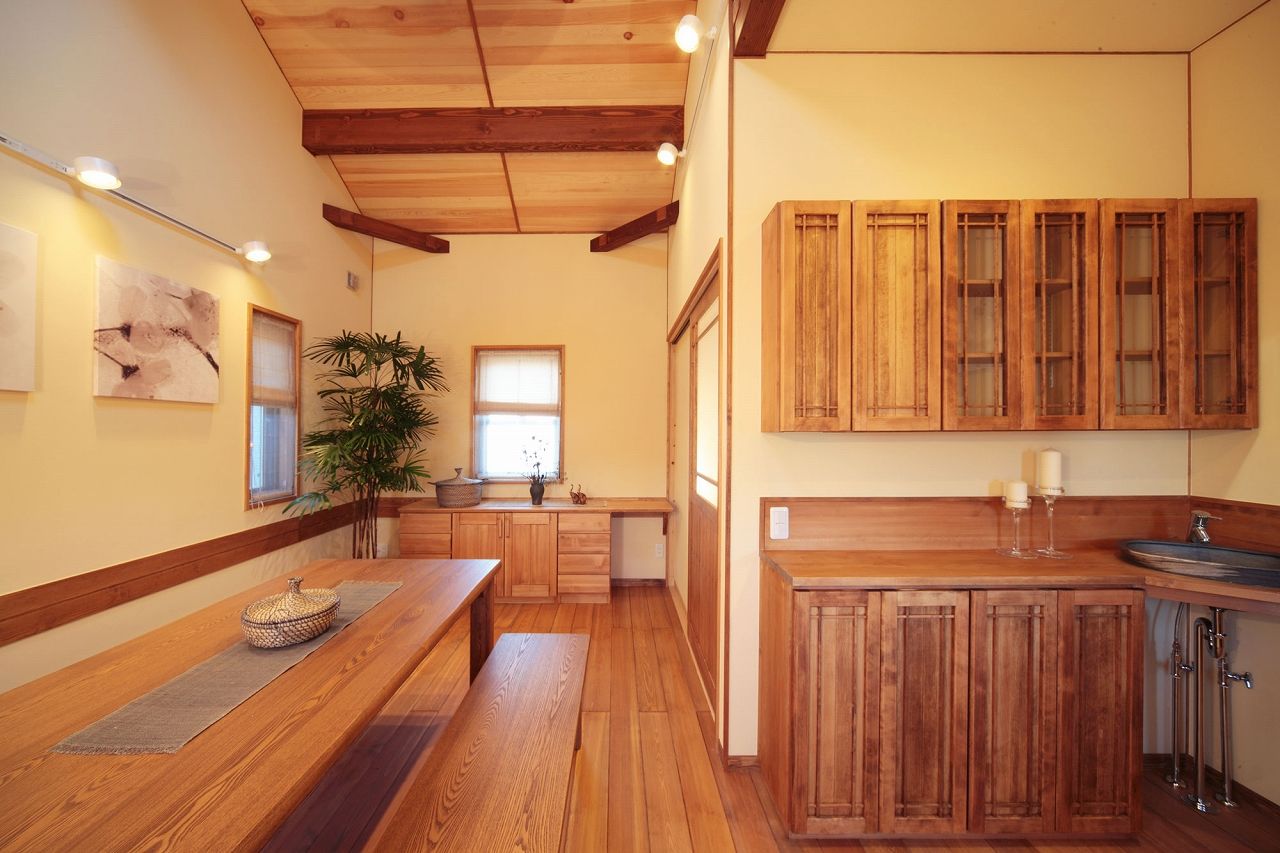 夢ハウス 伝統的な真壁工法でつくった、木組みの迫力と空間の面白さが自慢の家の建築実例画像6