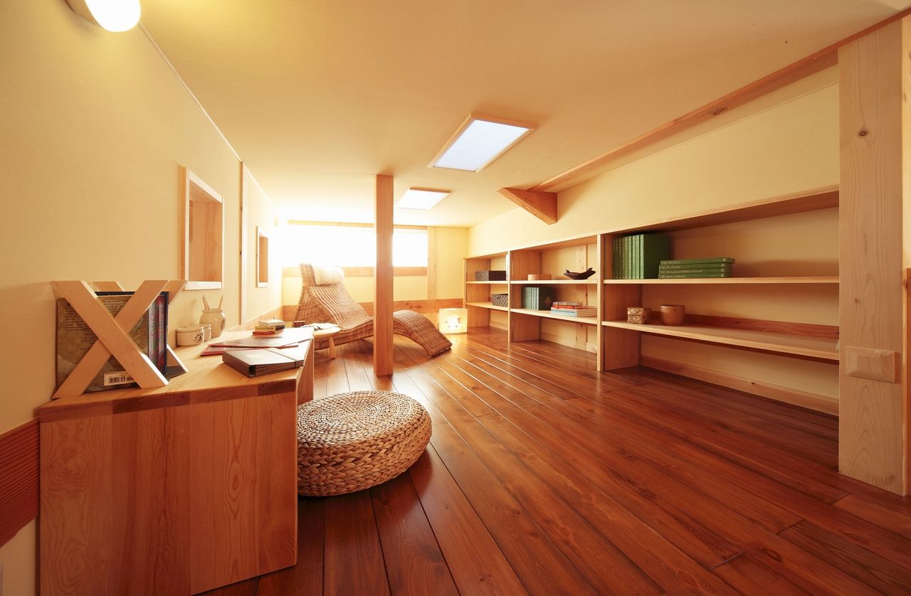 夢ハウス 伝統的な真壁工法でつくった、木組みの迫力と空間の面白さが自慢の家の建築実例画像7