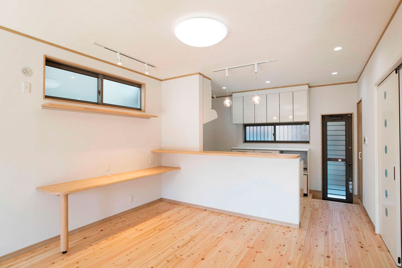 レアルハウス 【愛知|1000万円台|30坪台|自然素材】長期優良住宅仕様、制震、緩やかな階段。「ちょっといい」が満載の建築実例画像4