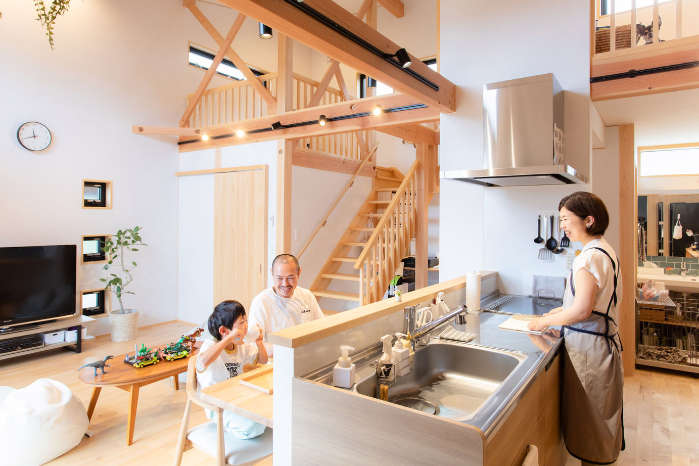 ハウジングサービス 【1.5階建ての平屋/30坪未満】*設計力が光る*ムダを省いたスッキリ住まい。の建築実例画像2