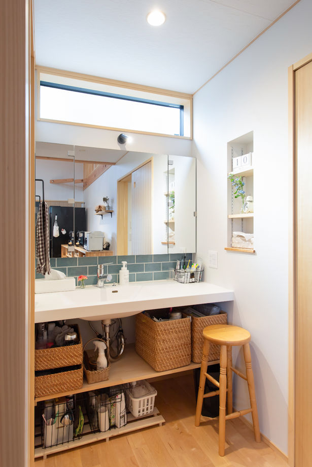 ハウジングサービス 【1.5階建ての平屋/30坪未満】*設計力が光る*ムダを省いたスッキリ住まい。の建築実例画像8