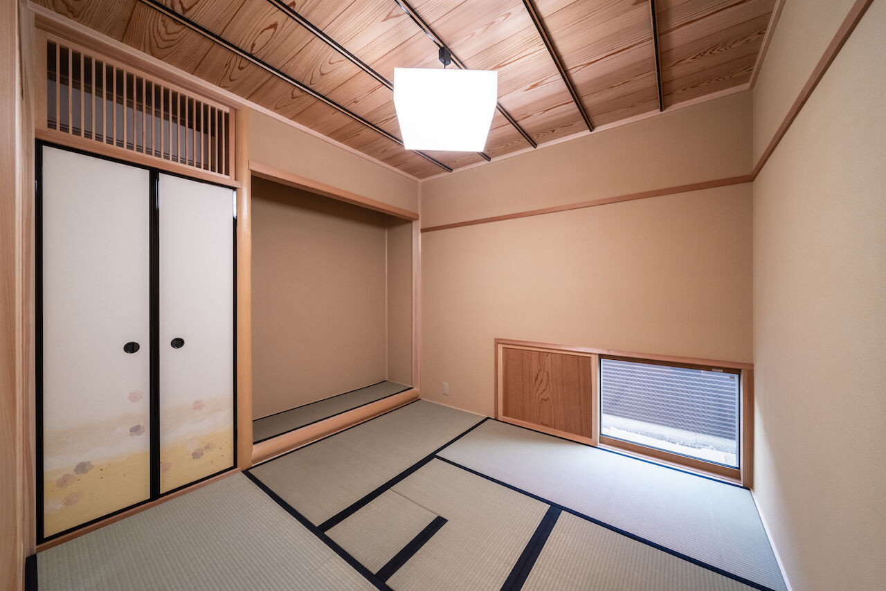 タクミ建設 【京都府/間取り有】茶室に組子細工に桐箪笥、和のしつらえに癒される開放的な木の住まいの建築実例画像5