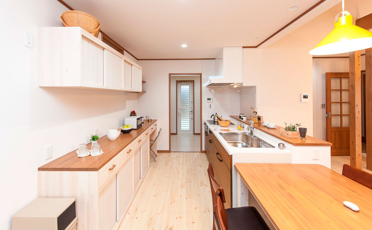 のこのこのいえ 【1000万円台/30坪/ロフト】可愛い平屋実例♪子育てしやすく、住みやすい可変性ある間取りと開放感に感激！の建築実例画像3