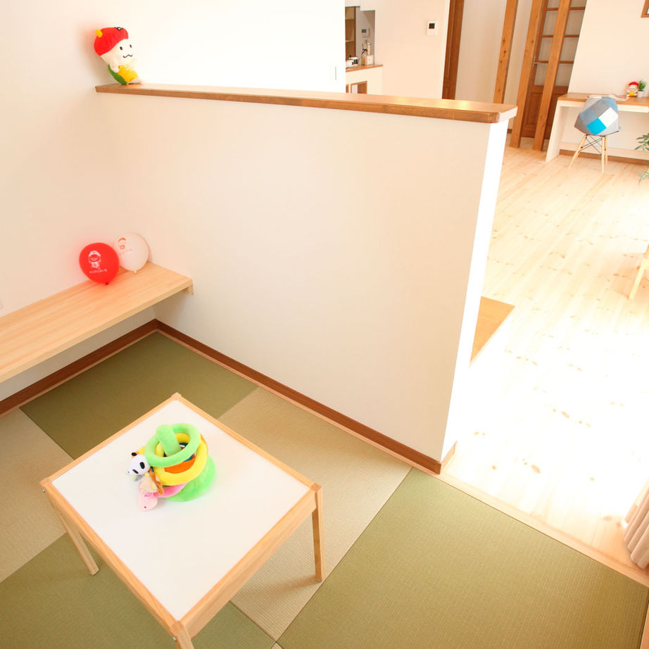 のこのこのいえ 【1000万円台/30坪/ロフト】可愛い平屋実例♪子育てしやすく、住みやすい可変性ある間取りと開放感に感激！の建築実例画像13