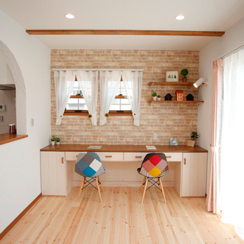 のこのこのいえ 家具付きで1000万円台、ローコストのイメージを覆す可愛さに一目ぼれ。「友達にどんどん勧めています(笑)」の建築実例画像1