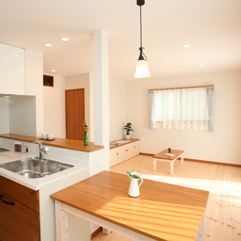 のこのこのいえ 【1700万円/間取図/3ＬＤＫ/約31坪】モデルハウスに一目惚れ！土地探しから依頼したおしゃれなカフェ風実例の建築実例画像6